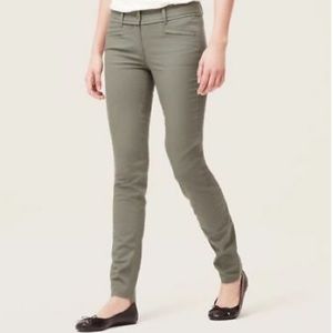LOFT Green Marisa Tailored Skinny Jean